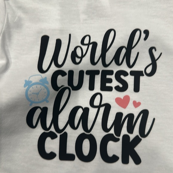 Cute Baby Onesies Set - Blue and White - Picture 4 of 4